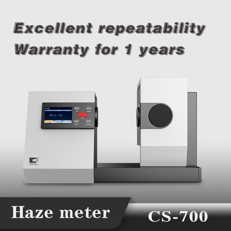 Strumento CS-700 di misura della foschia di ASTM D1003 per la misura di trasmissione e della foschia con il software libero del PC